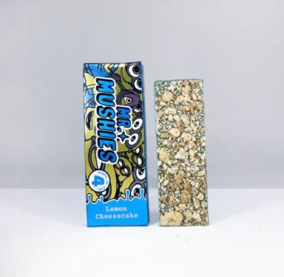 Mr mushies Lemon Cheesecake Chocolate Bar