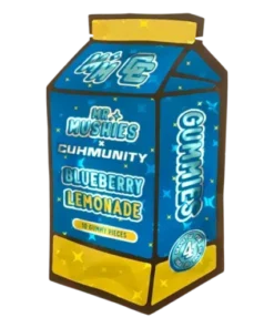 Mr Mushies X Cuhmunity Blueberry lenmonade Gummy