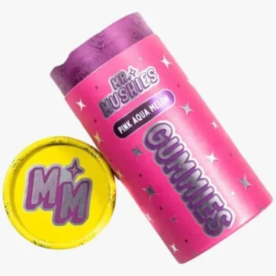 Mr mushies Pink Aqua Melon Gummy